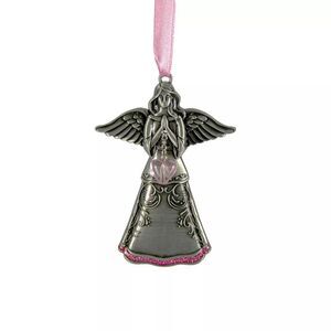 Praying Angel October Birthstone Hanging Ornament